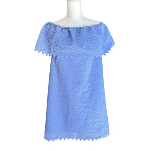Kensie Eyelet Shift Dress Size M NWT